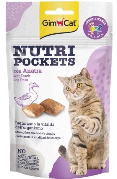 Gimcat Nutripockets Ördekli Kedi Ödülü 60 GR | SRC: Barcode: 4002064419367